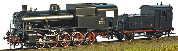 Micro Metakit 05900H - Italian FS 470.01 Heavy Steam Locomotive